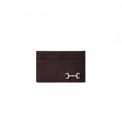 GUCCI CARD CASE WITH HORSEBIT 846952 (11*7cm)